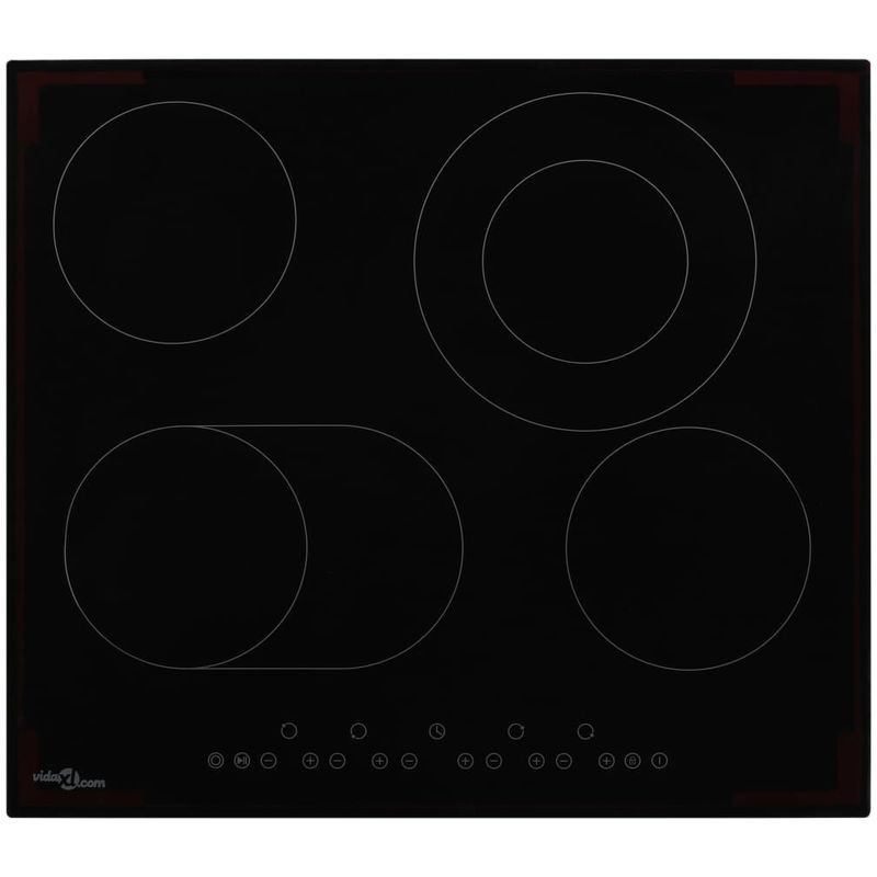 Ventes Plaque de cuisson Céramique 4 brûleurs Contrôle tactile 6600 W déstockage - -0