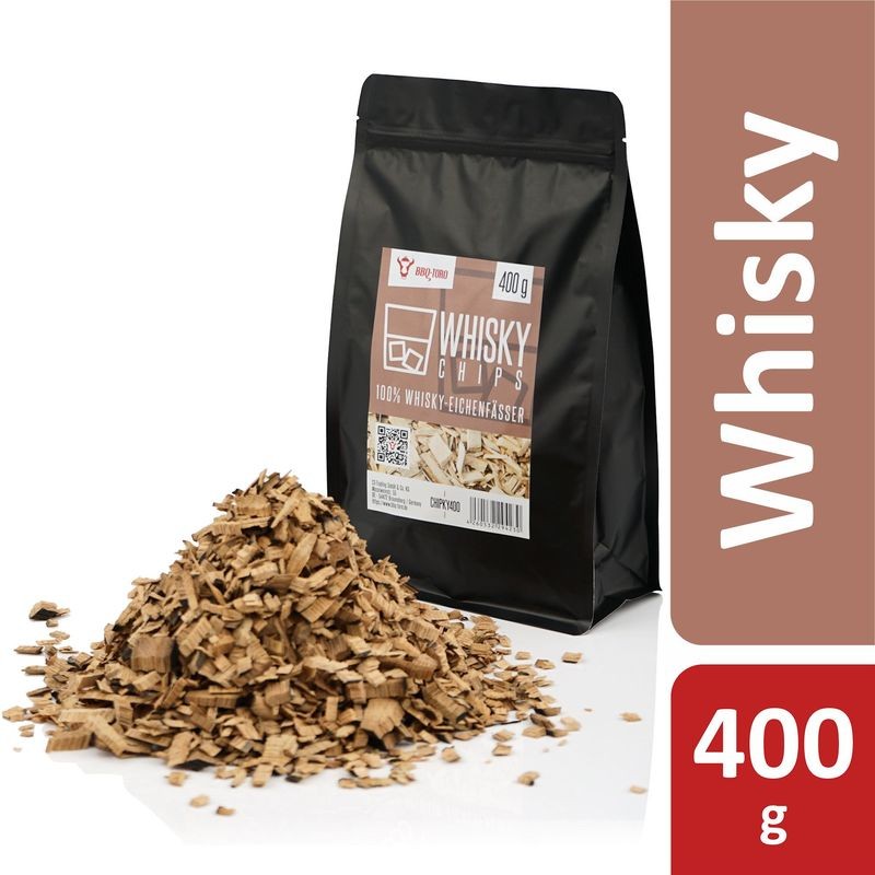 Ventes BBQ-Toro Whisky Chips pour fumeurs | 400 g | Copeaux de fumée intensive déstockage - -0