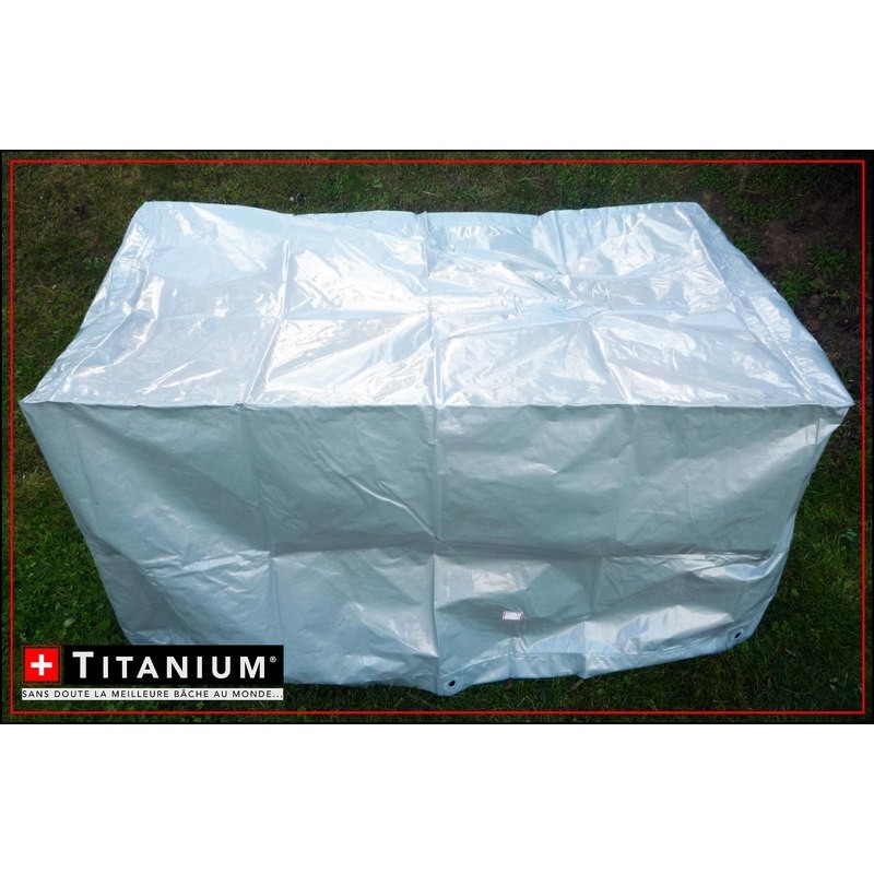 Ventes Housse de protection indéchirable pour barbecue TITANIUM® - 125 x 70 x 70 cm déstockage - -0