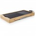 Ventes Plancha électrique de table en bambou Cuisto XL - 2000W - 51 x 25,4 cm - Noir déstockage
