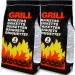 Ventes Paquet de briquettes pour barbecue Sac de charbon de bois BBQ Grill - Quantité au choix 6 à 21kg déstockage - 0